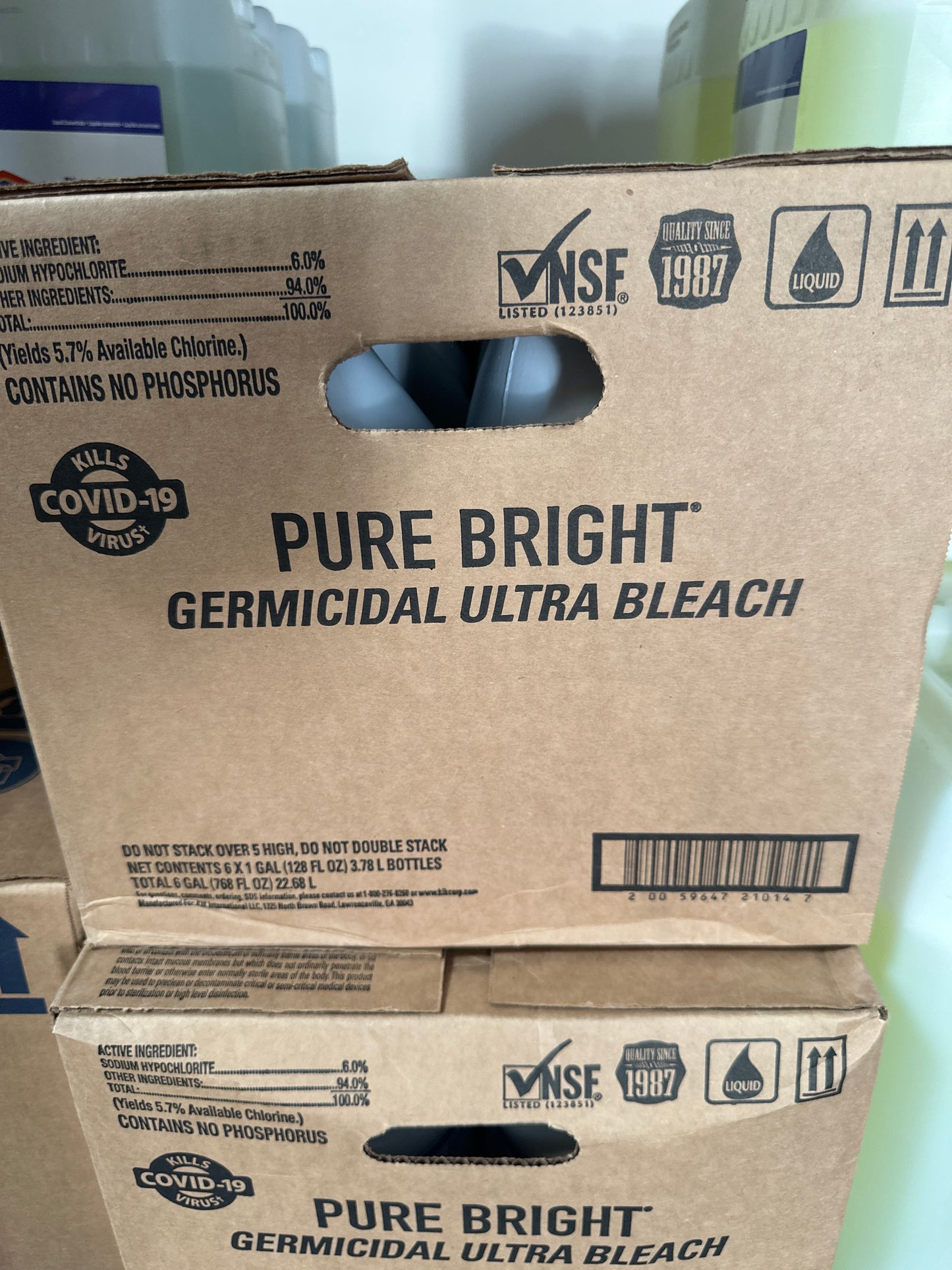 RL1-7 Bleach 6/1gallon