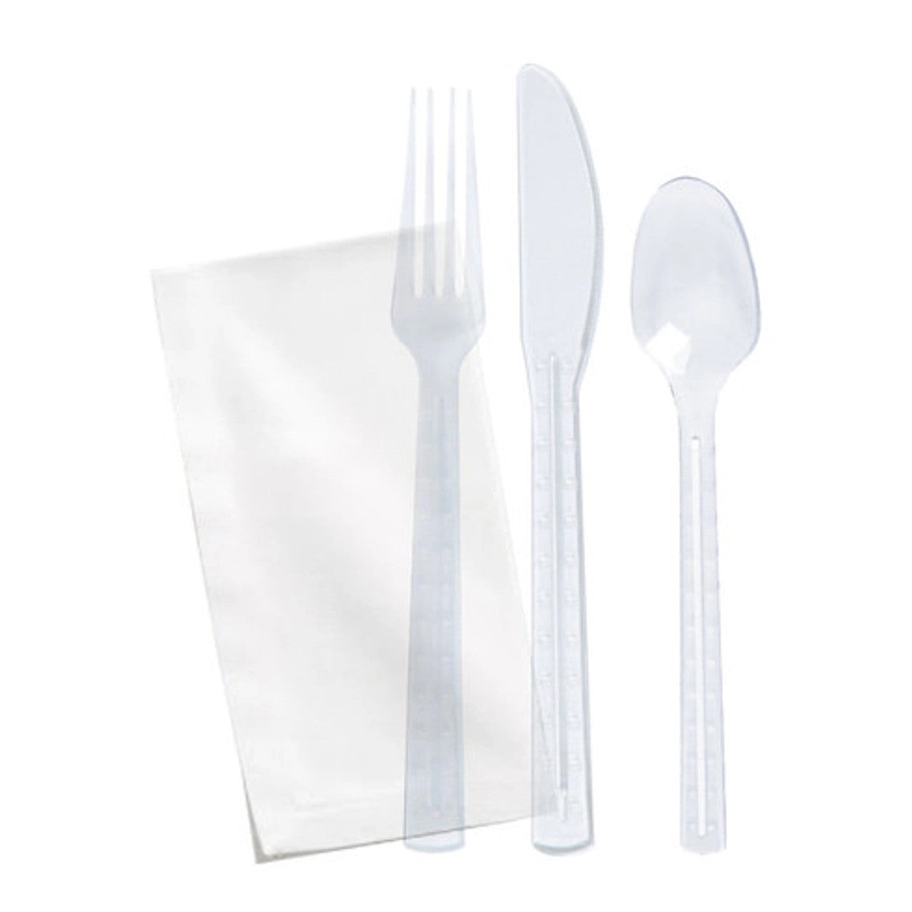 Plastic Cutlery Mixed Kit 4PC/Pack 500/case