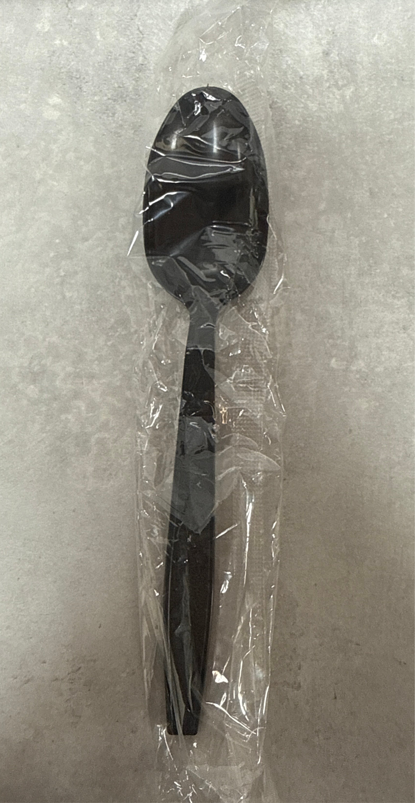 HW PP Tea spoon WRAPPED 1000PCS (Black)