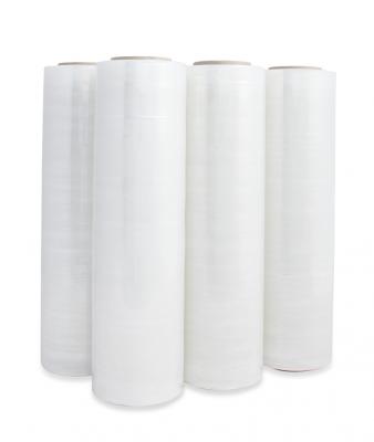 High Quality Hand Stretch Wrap, 18 in x 1000FT x 80 Gauge, Clear, 4 Rolls