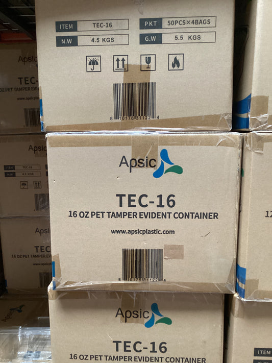 B5- 16 oz Seal Tamper Evident Container 200PCS