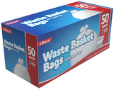 LA Value 8 Gallon Waste Basket Bags with Twist Ties 50 Count