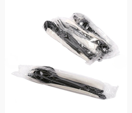 RL6-38 4piece cutlery set black 250pcs item# 4khpbk