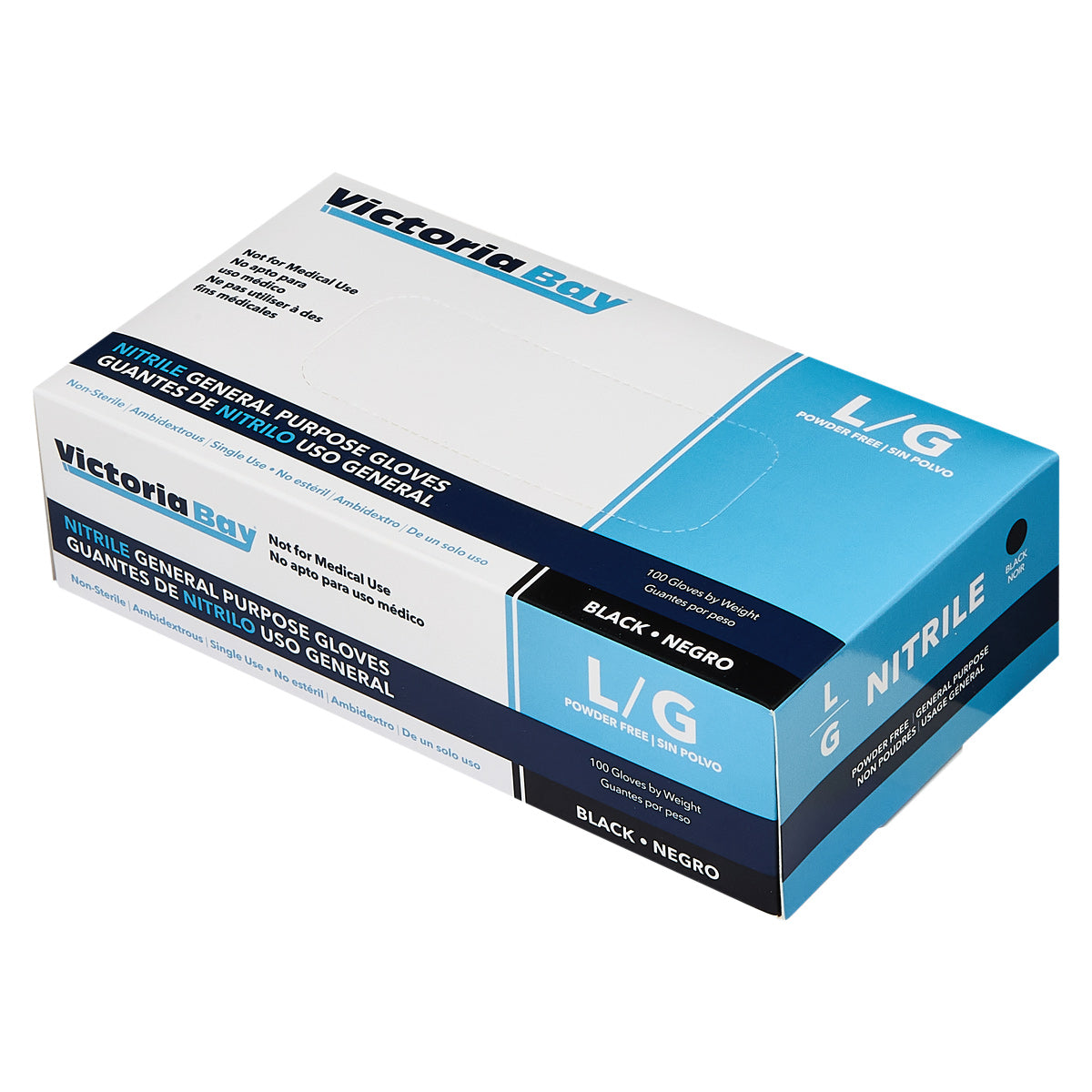 Victoria Bay Nitrile Gloves Large 1000pcs
