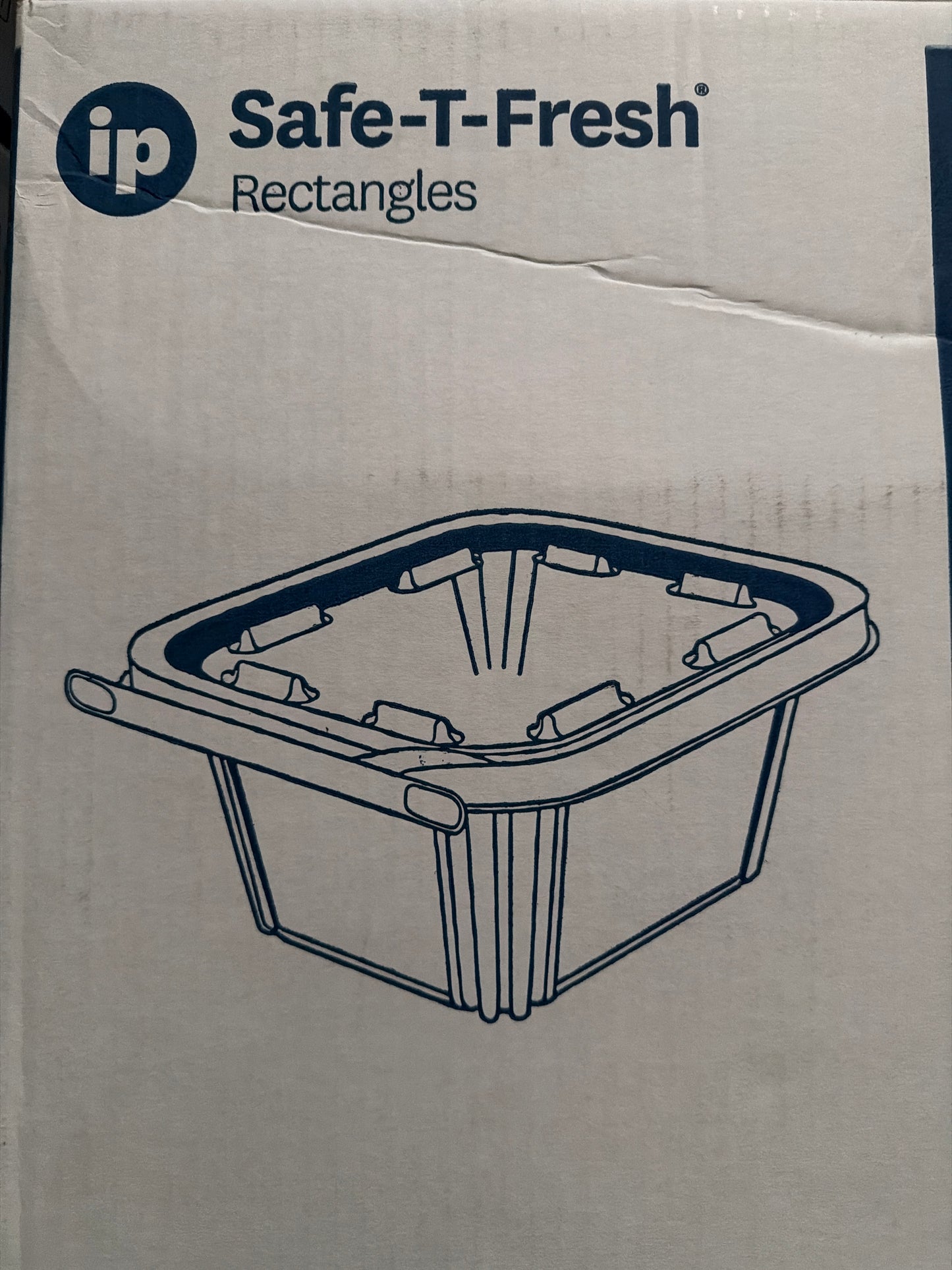 16 oz Clear Hinged Tamper Resistant Container w/flat lid 240 pcs/cass