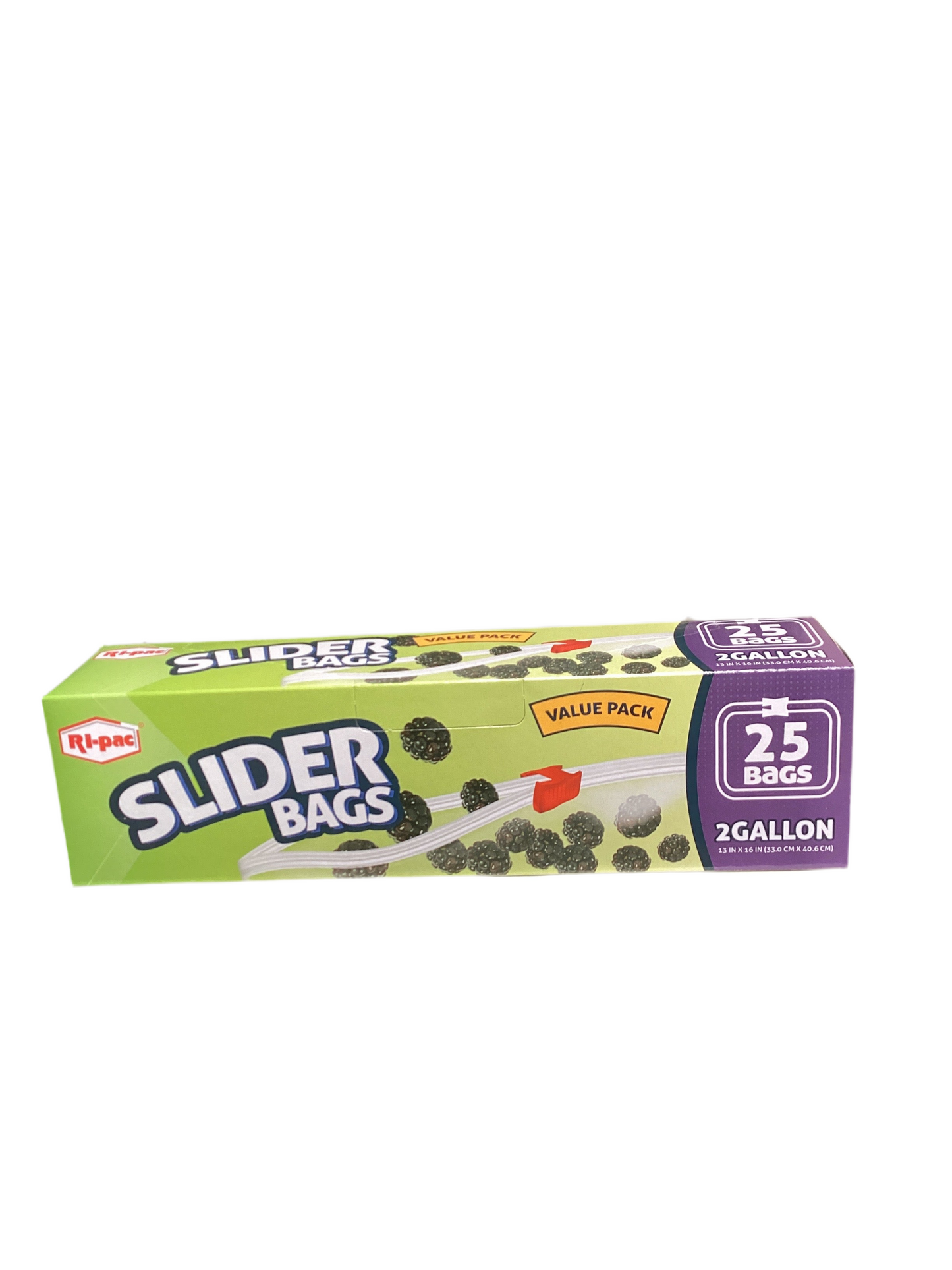 Ri-Pac 2 Gallon Slider Storage Bags 25 Ct Value