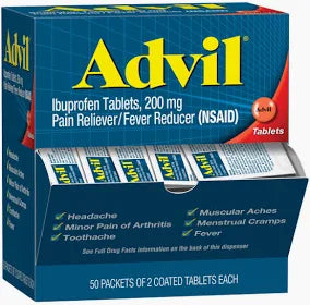 ADVIL PAIN RELEIF 2 CT TABLET DISPENSER BOX