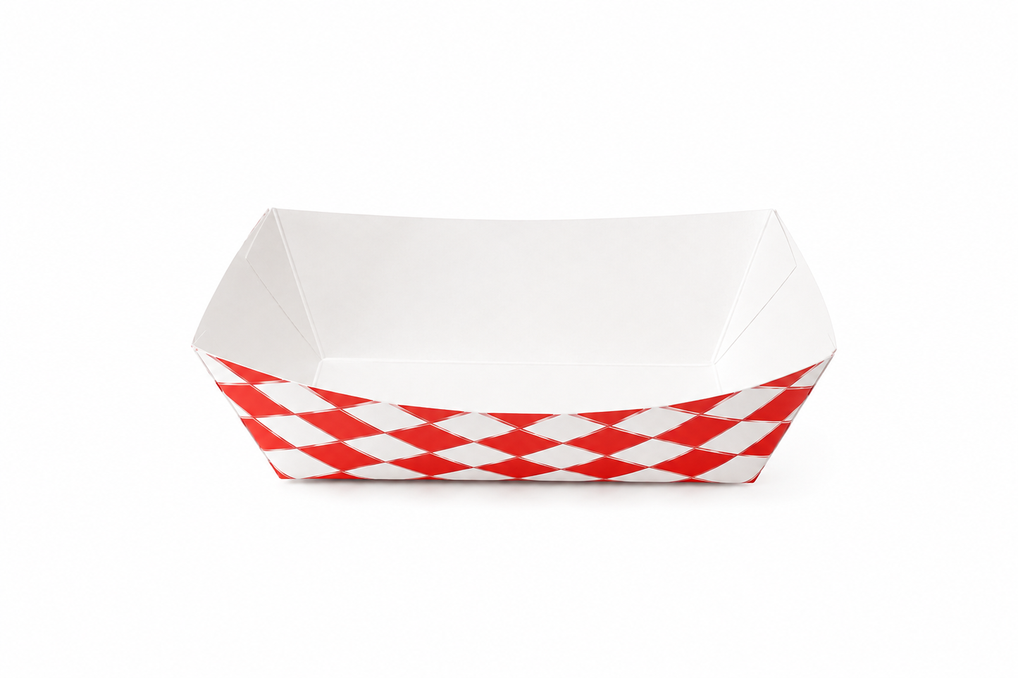 #25 1/4 lb. Kraft Paper Food Tray - 1,000/Case