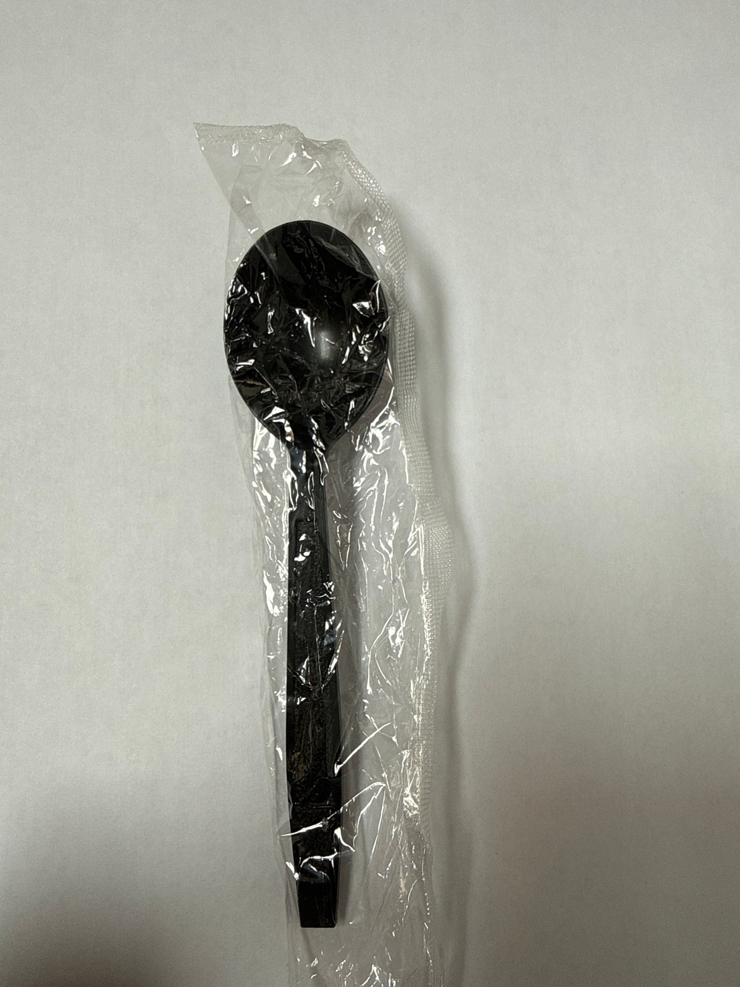 HW PP Soup Spoon WRAPPED 1000PCS (Black)