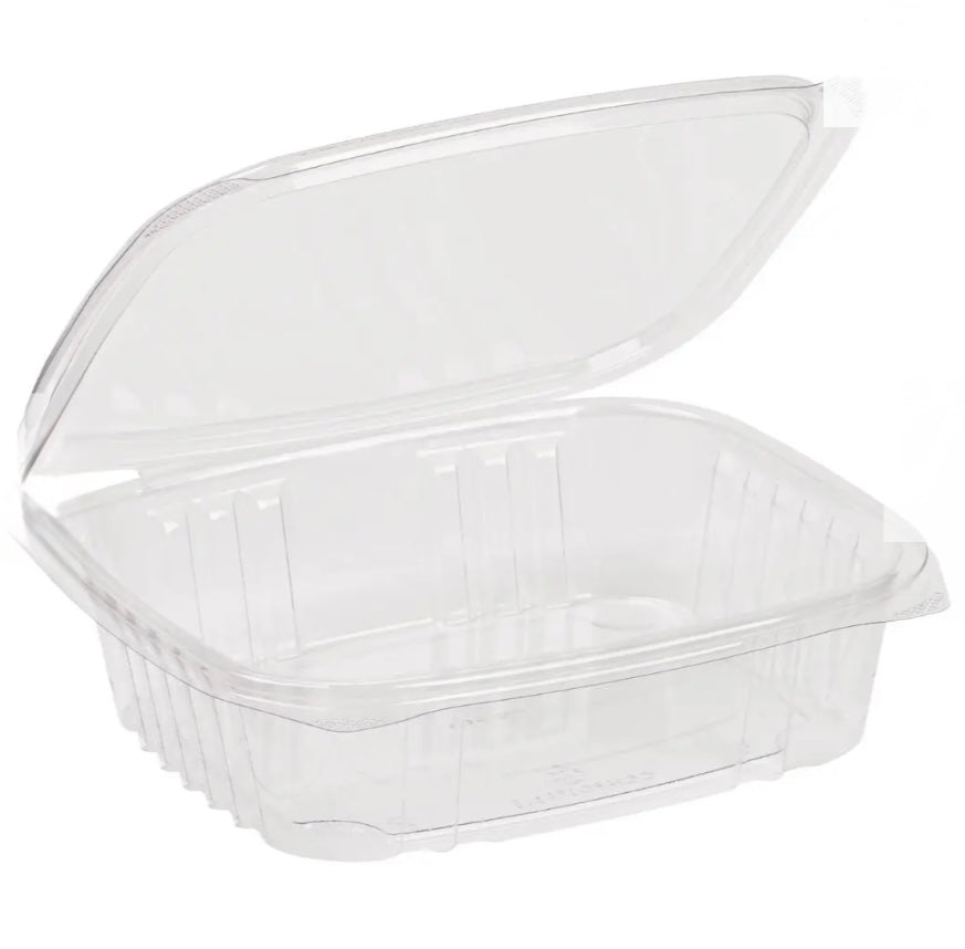 24oz Clear Hinged Rectangle Container 200pcs