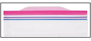 Reclosable Double Zipper/Freezer Storage Bag Quart Size 300CT