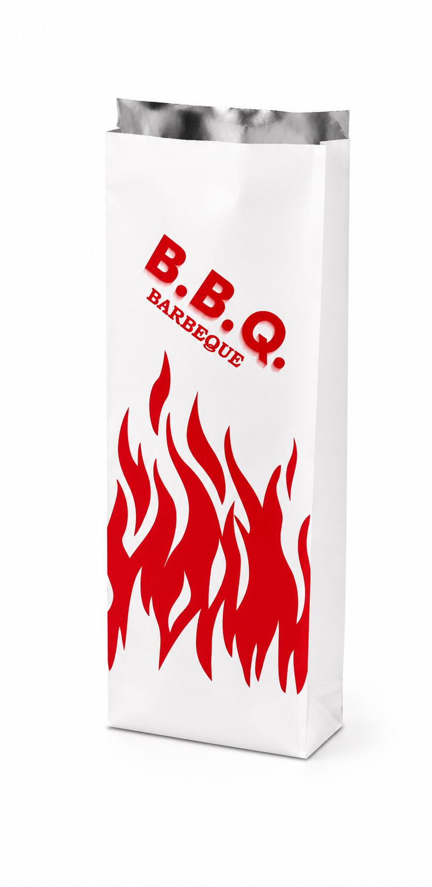 4x2.5x10 5/8 BBQ Foil Bags Pint Size 1000pcs