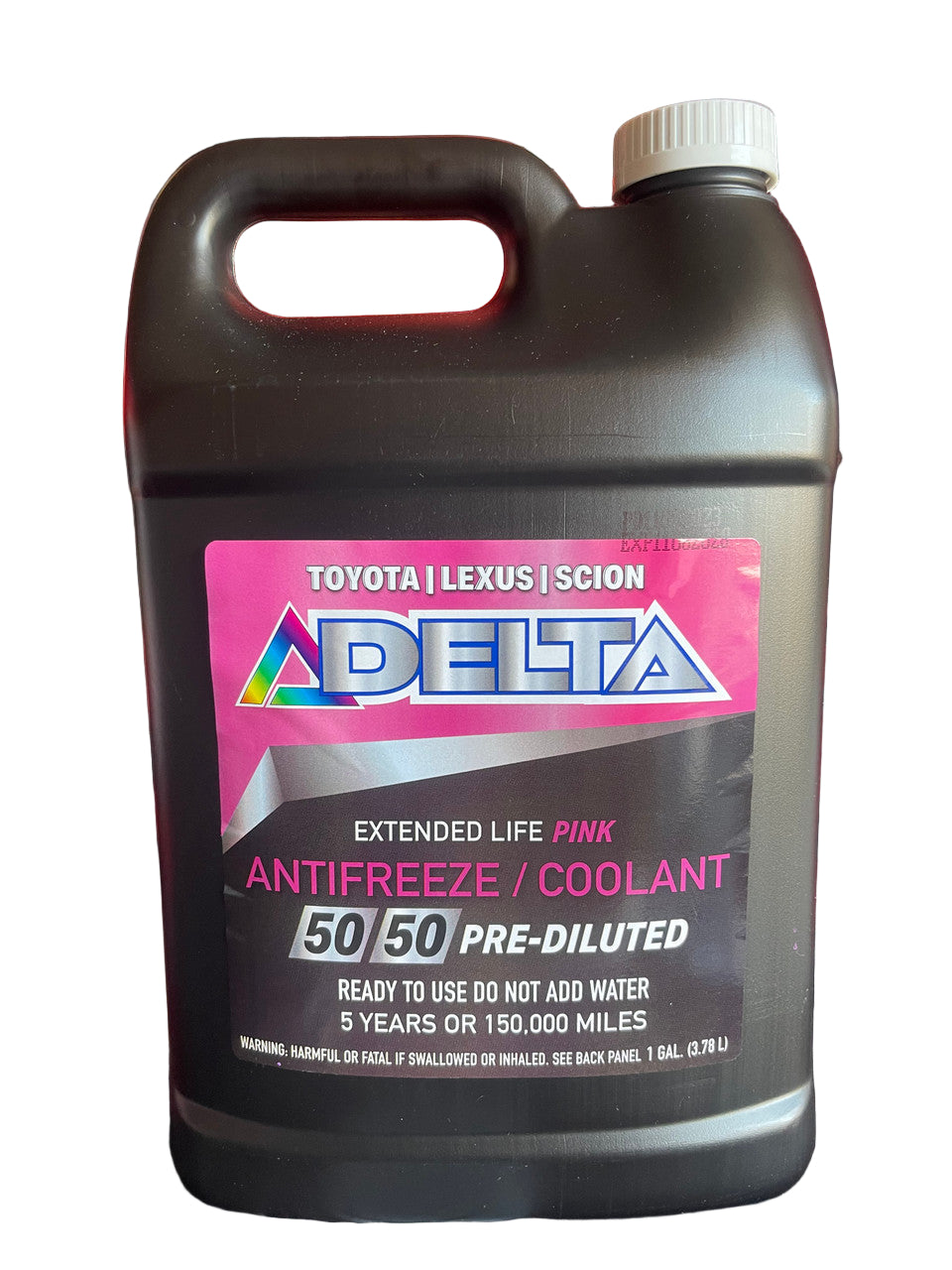 Delta Pink Antifreeze Coolant 50/50 Pre-Diluted 1 Gallon – 6 Pack
