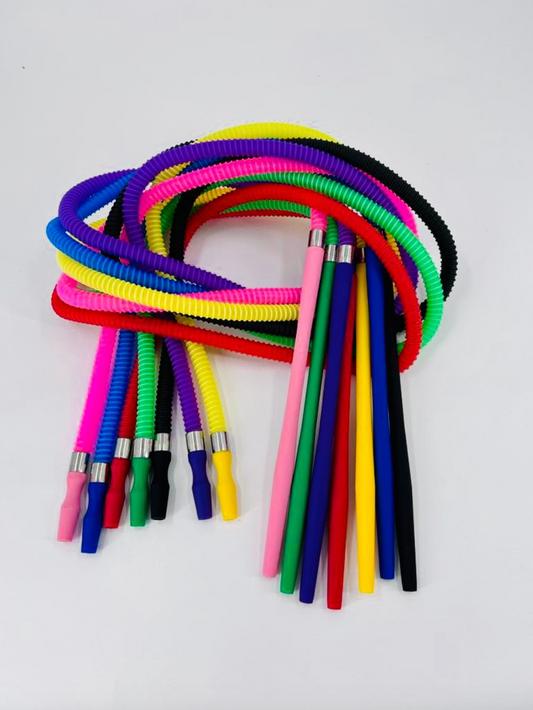 Colorful MAESTRO MD-4 Plastic Hookah Hoses – Flexible & Durable Design
