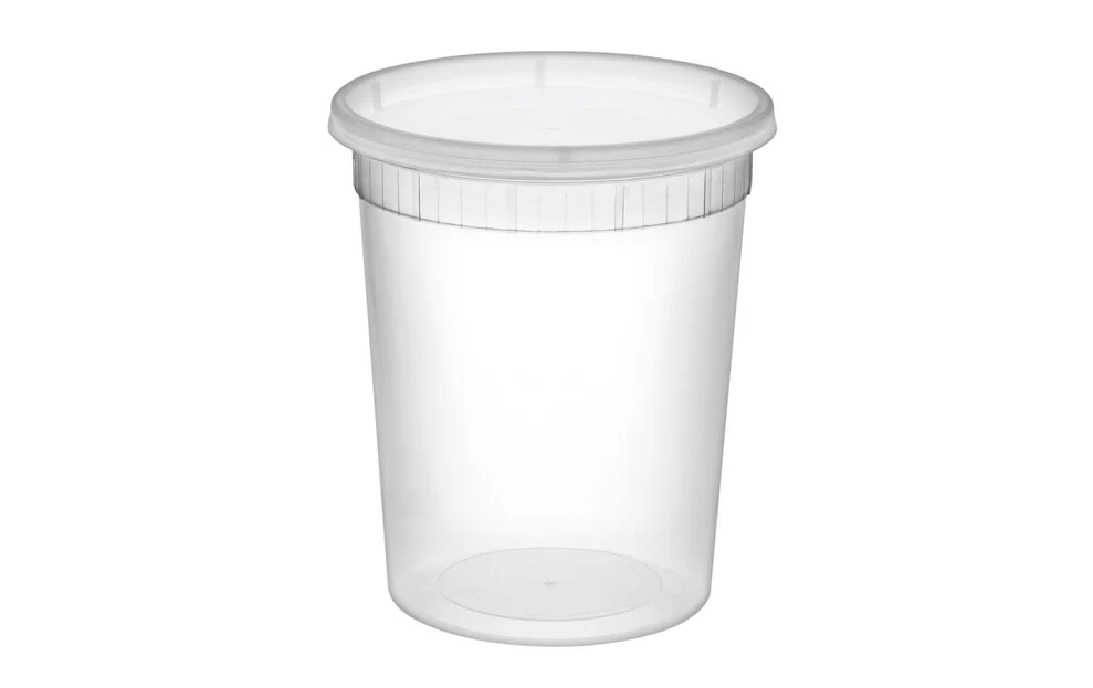 RL2-9 24oz Plastic Soup Cup with Lid 240PCS