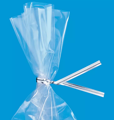 A5- 4” White Twist Ties 2000pcs 25case/box