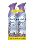 Febreze Air Freshener Spray Mediterranean Lavender 8.8oz 2 count pack – odor eliminating home fragrance