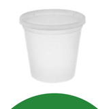 DHG lids for 6–32 oz deli containers – durable leak-proof food storage