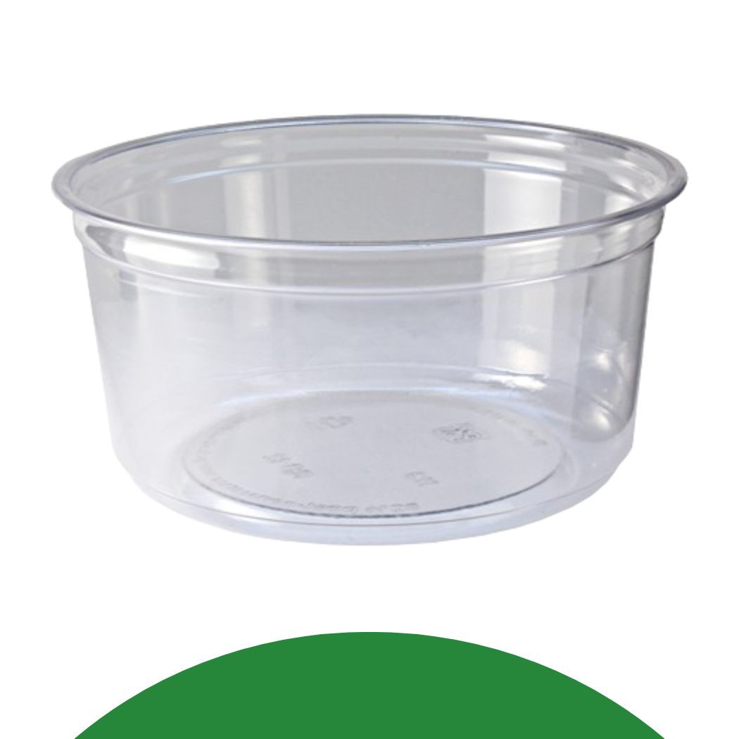 DHG 12 oz clear plastic deli food storage container