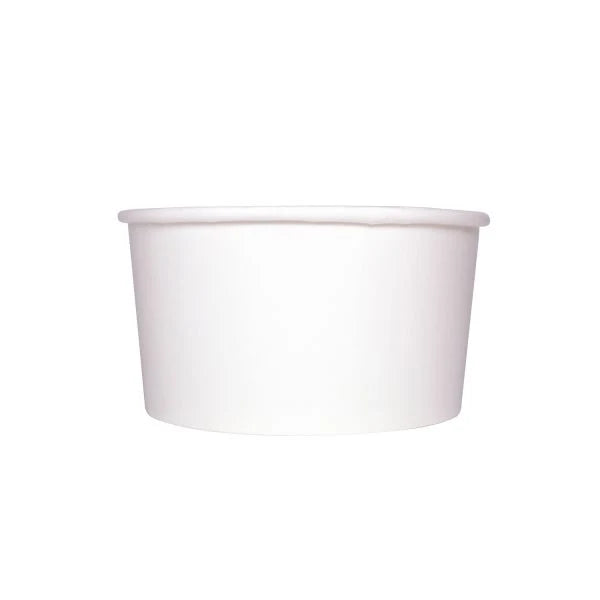 24oz Paper Food Containers White 600pcs/Case