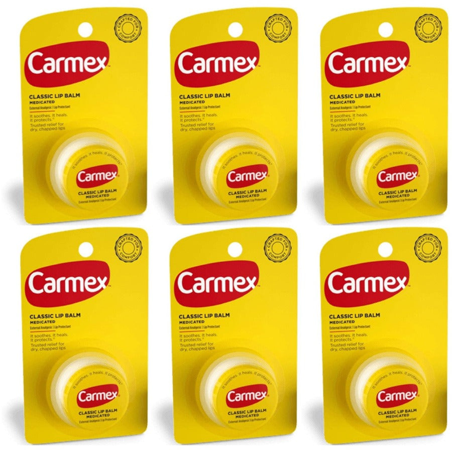 Carmex Lip Balm Jar 1 Ct Original Blister (12 count)