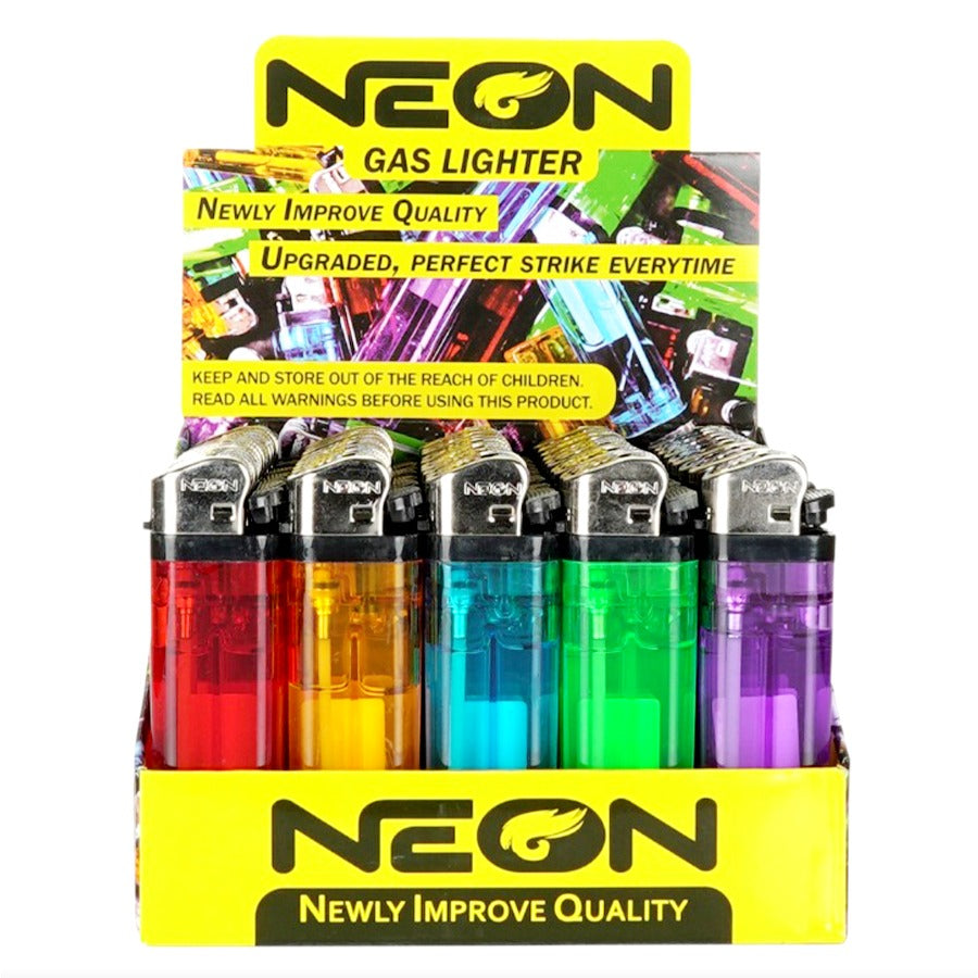 Neon Disposabel Lighter 1 Ct Non-refillable (50 count)
