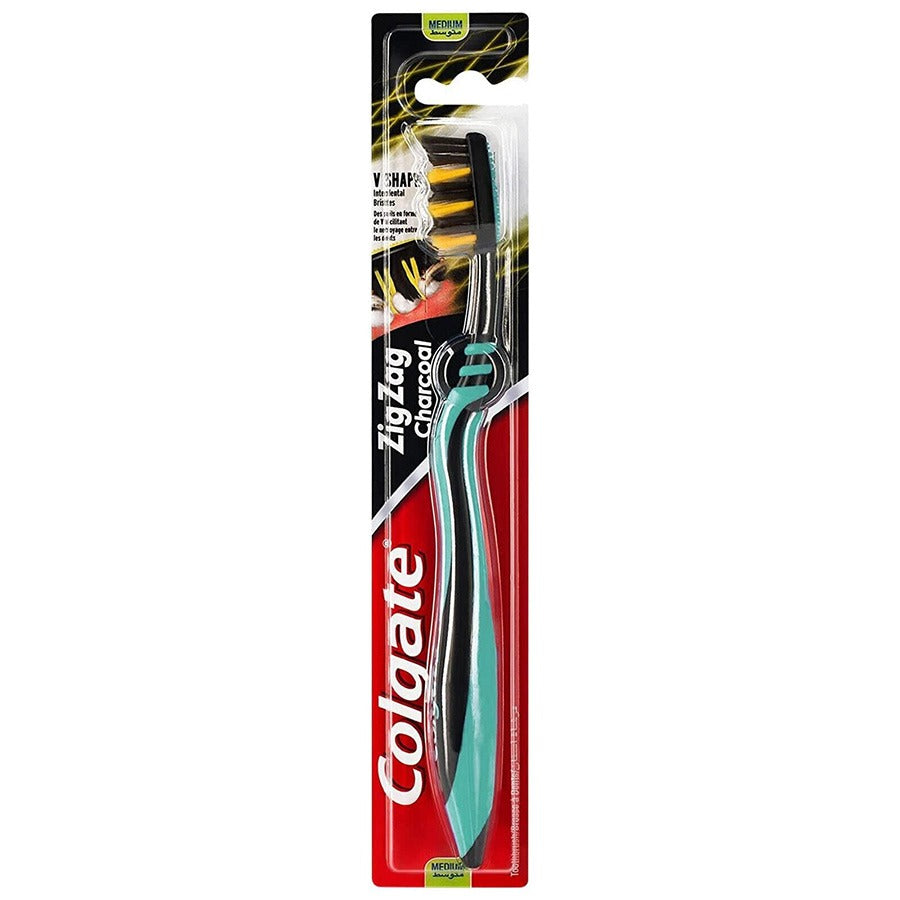 Colgate Toothbrush 1 Ct Zig Zag Charcoal (12 count)