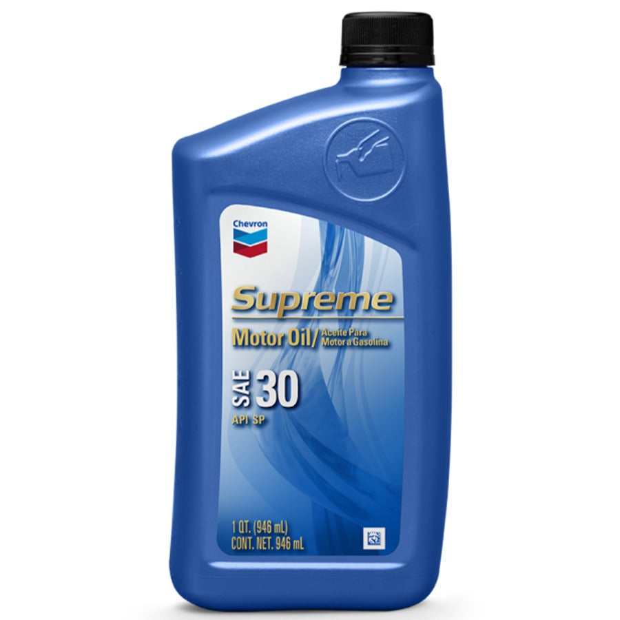 Chevron 1 Qt Supreme Sae30 ( 6 pack)