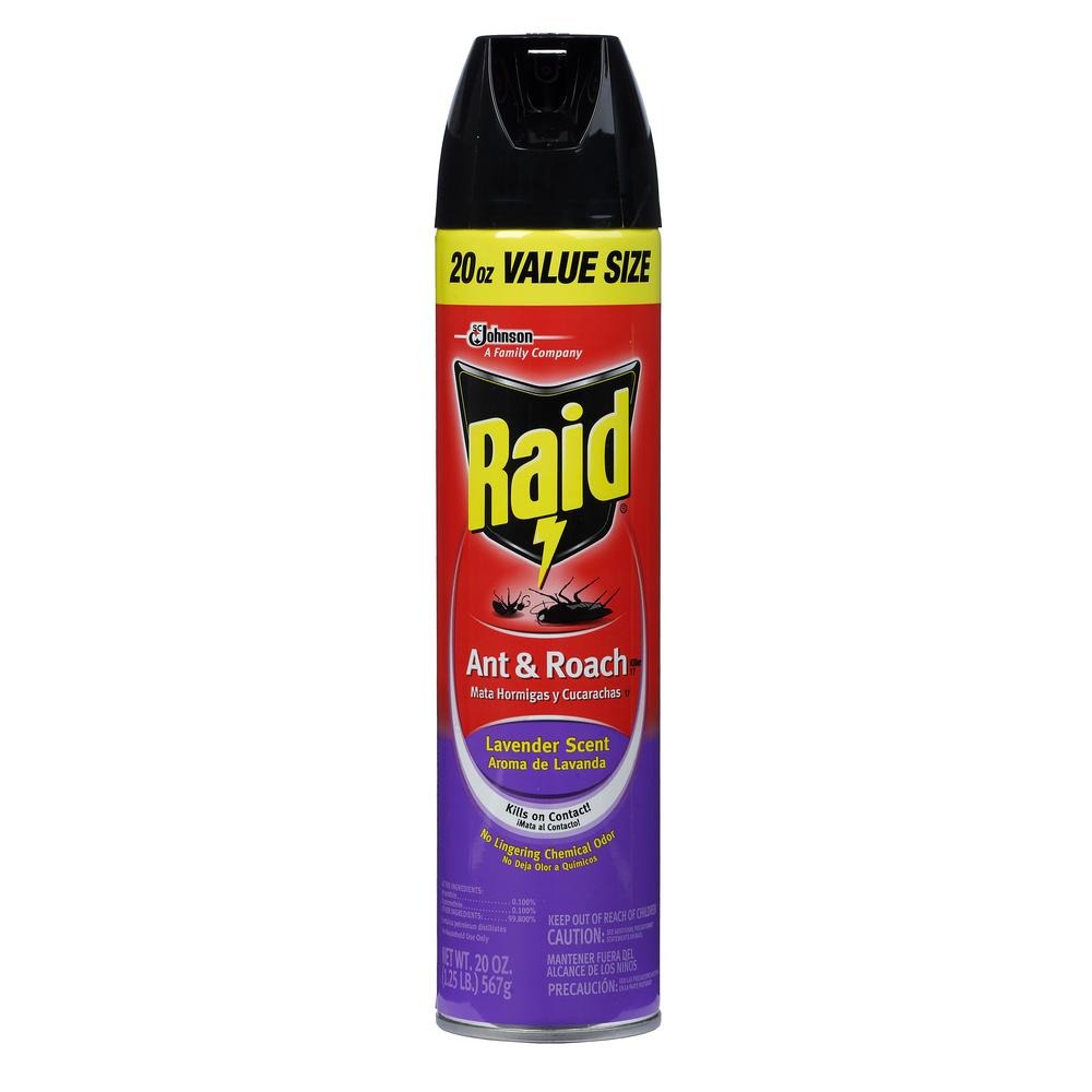 Raid Ant & Roach Killer 12 Oz Lavender ( 12 pack)