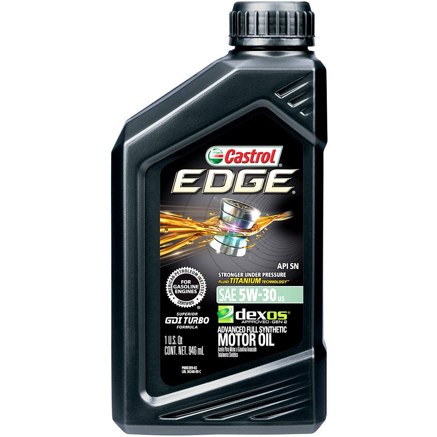 Castrol Edge Motor Oil 1 Qt 5w-30 Advanced Full Synthetic ( 6 pack)