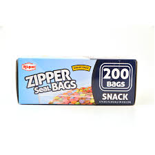 Ri-Pac Snack Zipper Storage Bags 200 count box – resealable small portion food storage