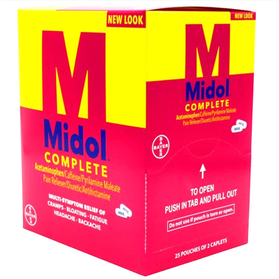 Midol Caplets 2 Ct Box (25 count)