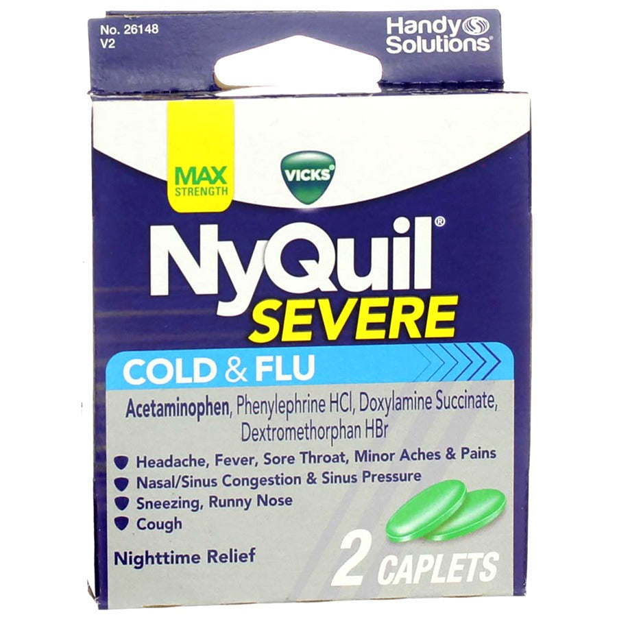 Nyquil Cold & Flu 2 Ct Severe Blister Pack (12 count)