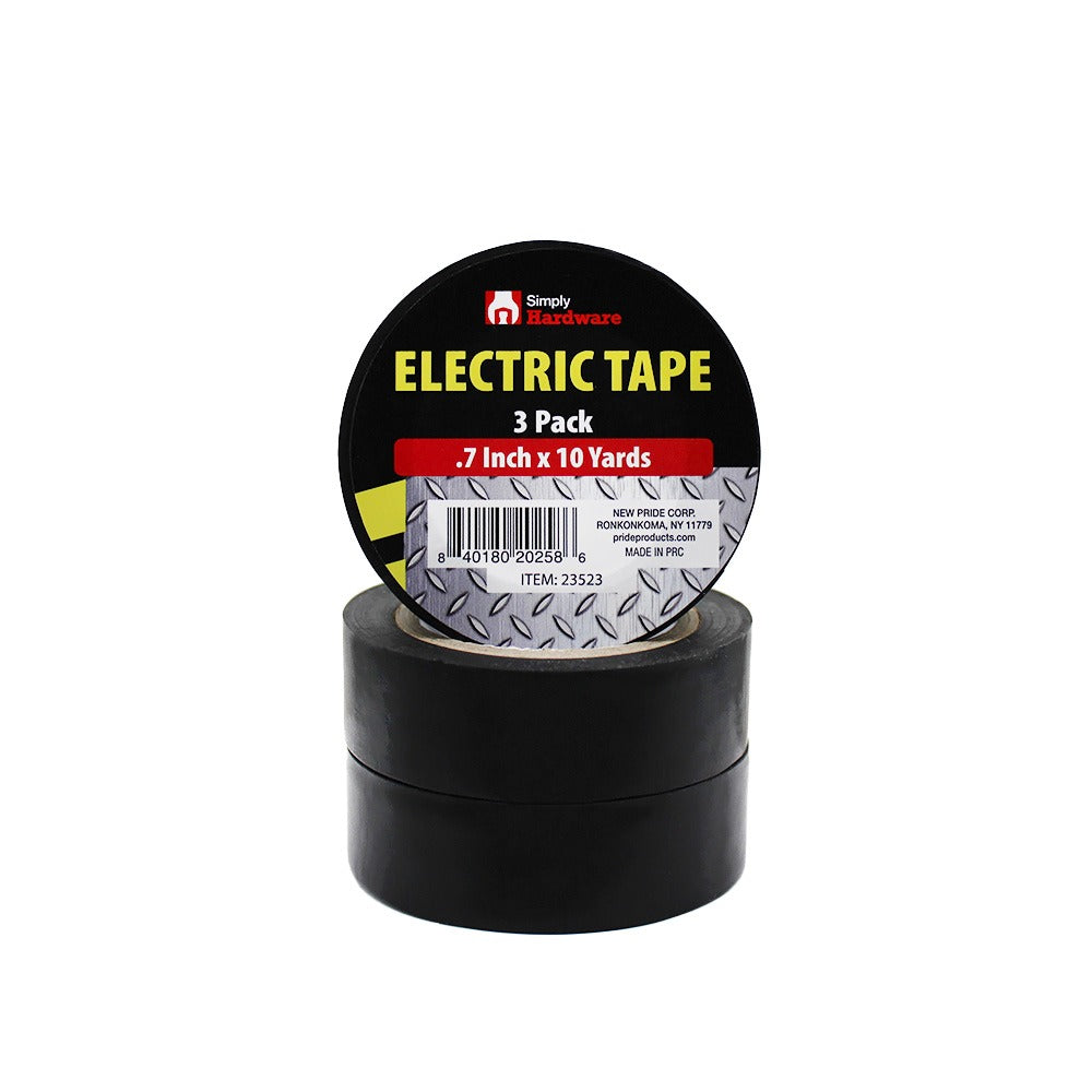 Simply Insulation/electric Tape 0.7 in 10 Yd 3 Pk (48 pack)