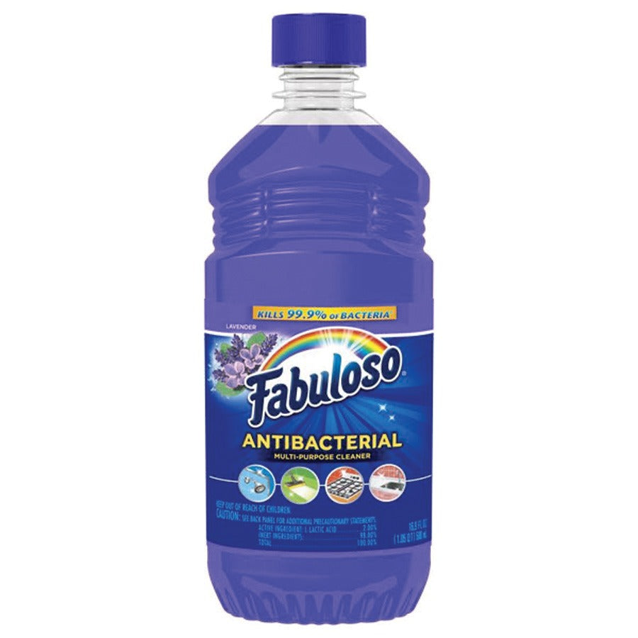 Fabuloso Multi Purpose Cleaner 16.9 Oz Lavender Antibacterial (24 pack)