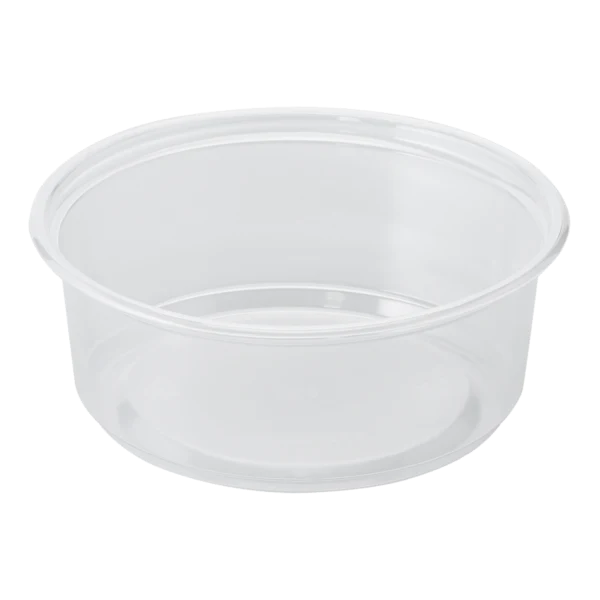 Round Clear Deli Container 8oz 500/Cs