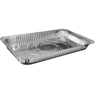 Full size medium aluminum foil pans 50 pack for catering and baking
