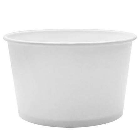 D4 - 24oz White Paper Container 600Pcs