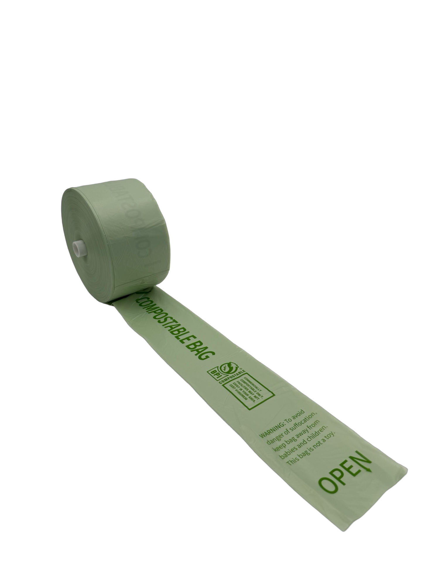 Produce bag Green 6MIC 14X18