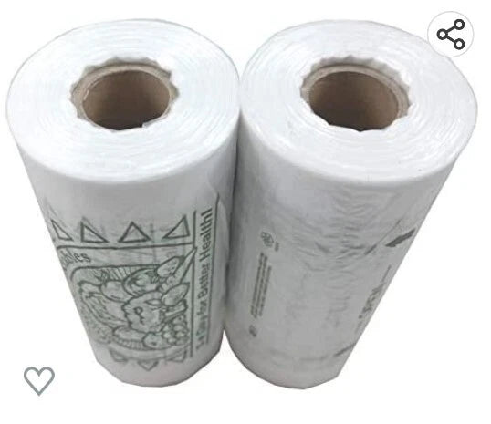 HDPE PRODUCE BAG 12"X17" 5-A-DAY 500PCS/ROLL, 4ROLLS/CTN Item:HD1217-5D