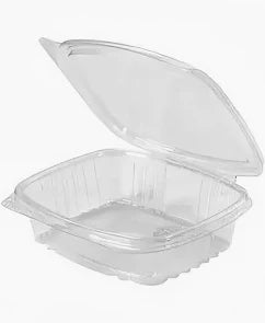 (1303) 16oz PET hinged deli container, 200pcs