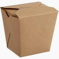 (133) #1 26oz kraft food box with glossy PE,450pcs/case