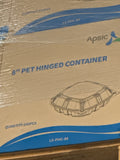 RL5-33 8”hinged container clear 200pcs