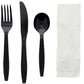 RL6-38 4piece cutlery set black 250pcs item# 4khpbk