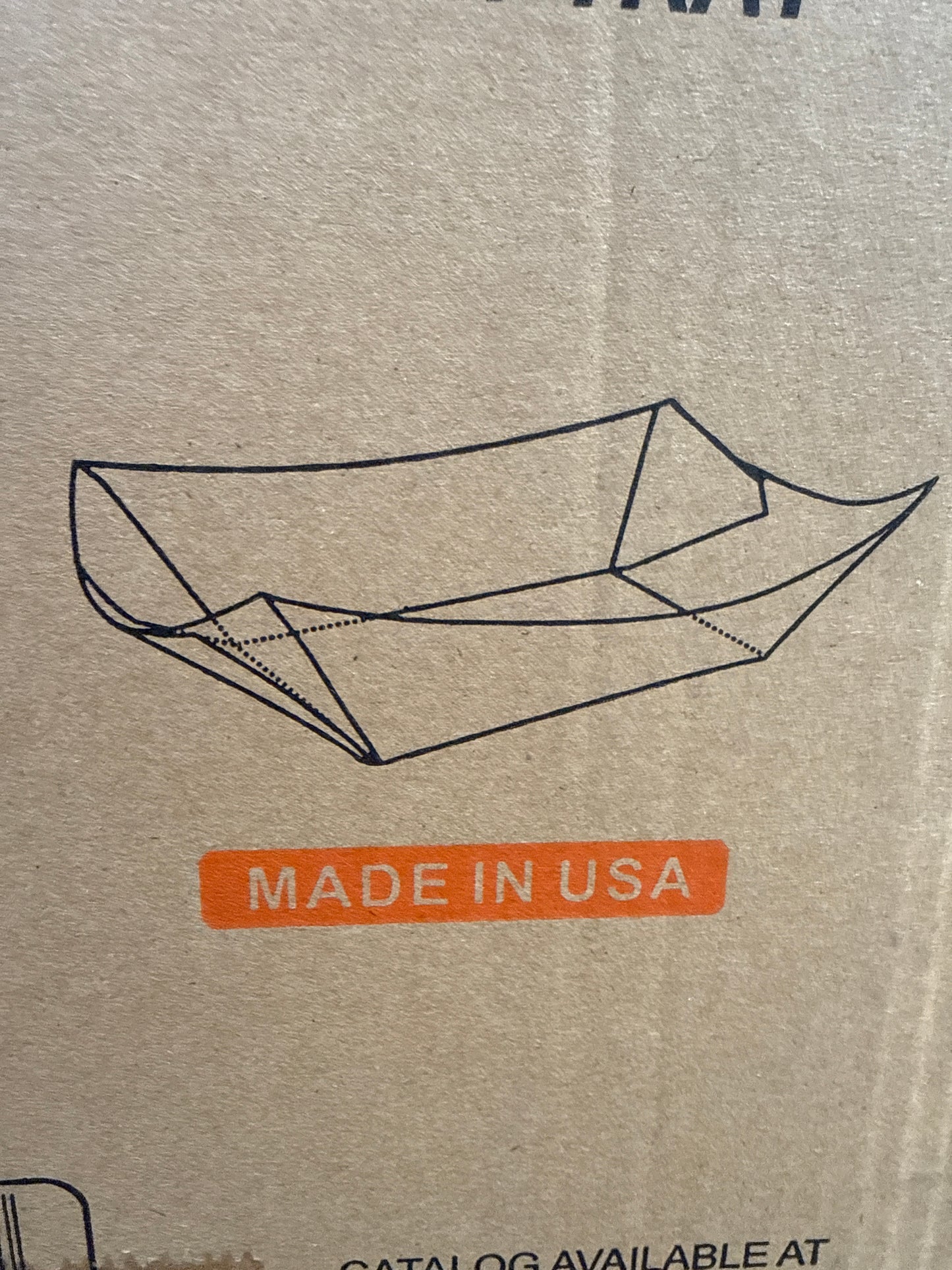 1 LB KRAFT PAPER BOAT TRAY 1