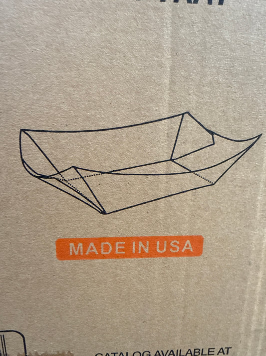 1 LB KRAFT PAPER BOAT TRAY 1