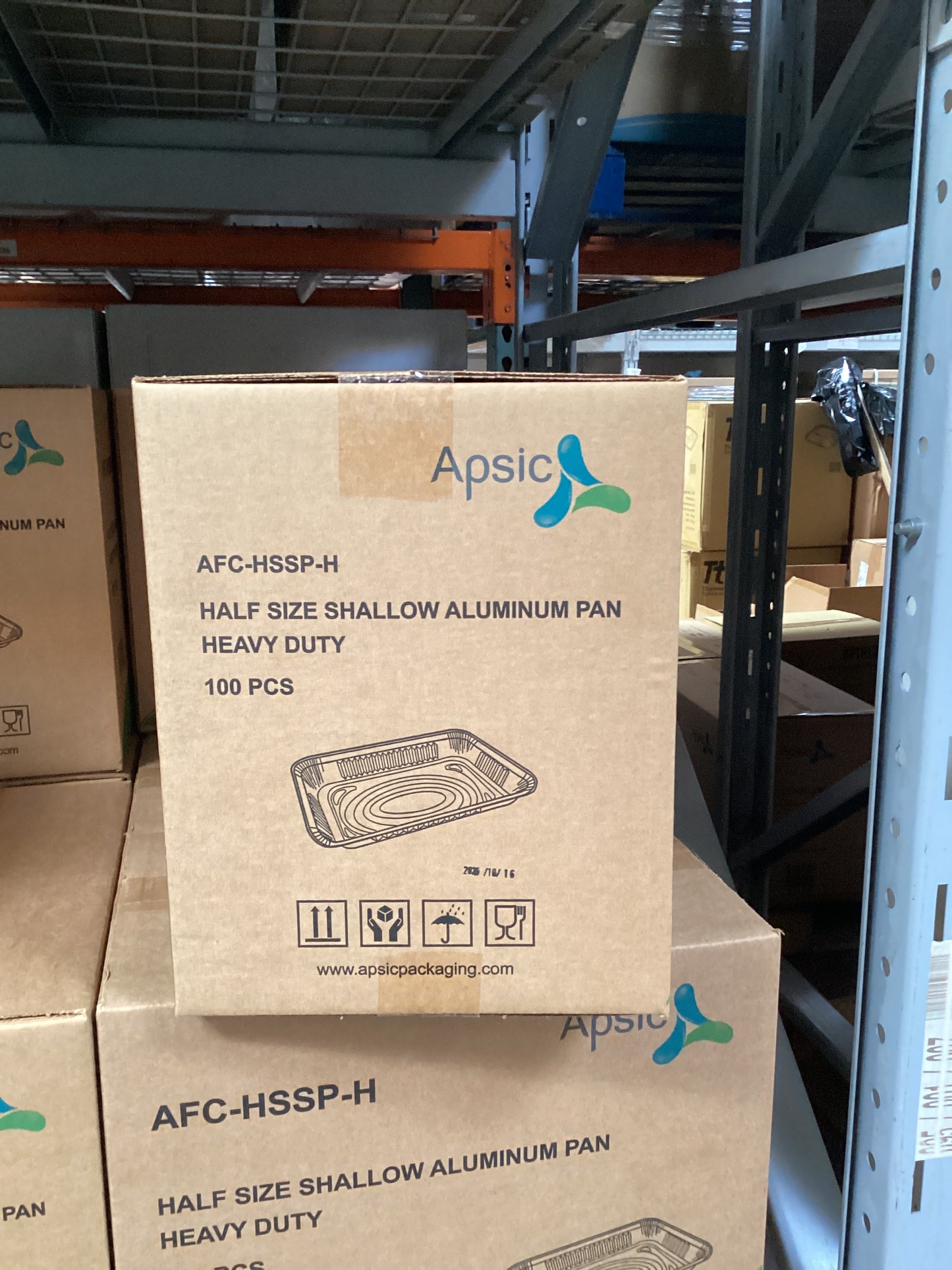 RL3-18 Half Size Shallow Pan 100pcs   A1019
