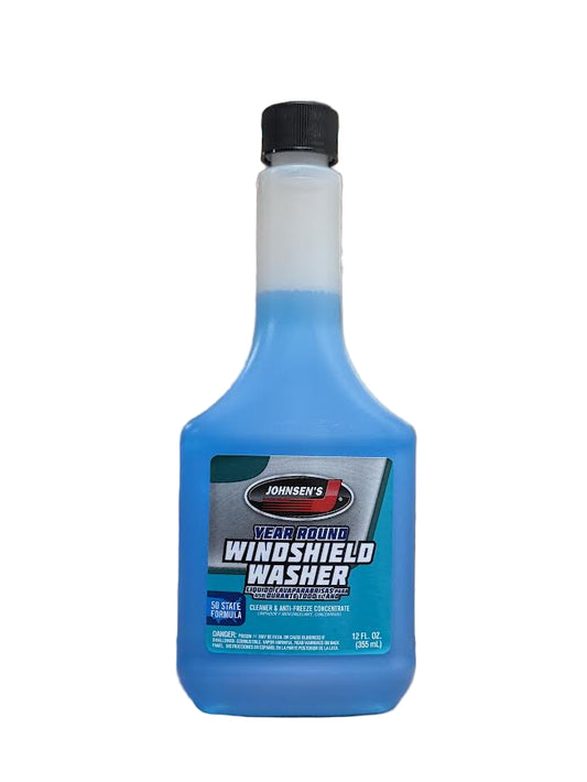 Johnsens Windshield Washer Fluid 12oz Bottle – 12pcs Pack
