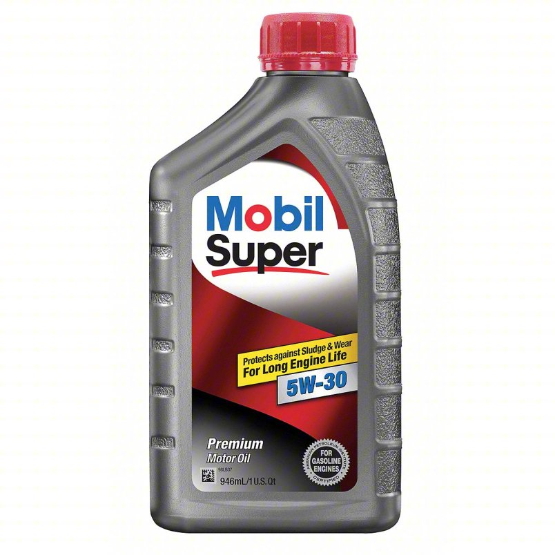 Mobil Super Synthetic Blend 5W-30 motor oil 6 pack carton premium engine protection