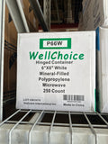 RL3-22 6x6 White Hinged Container 250/pcs